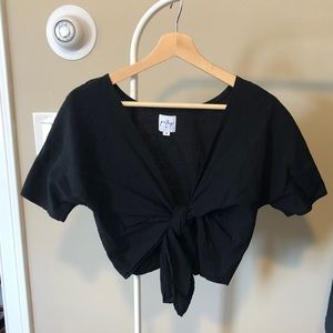 Princess Polly front tie shirt